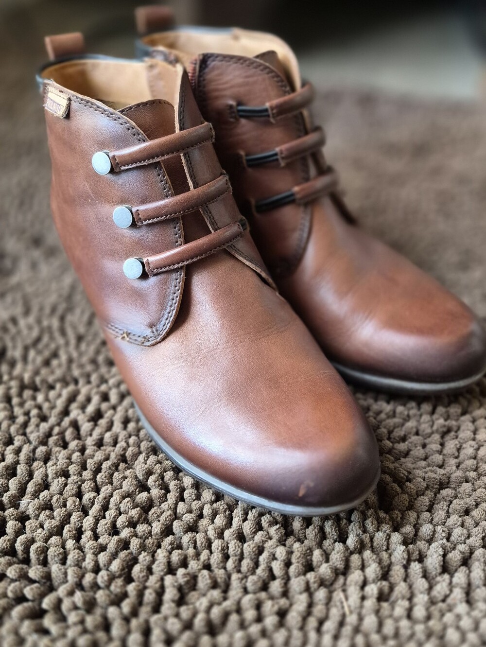 Pikolinos Rotterdam Leather Ankle Boots